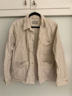 Everlane Cream Corduroy Chore Jacket